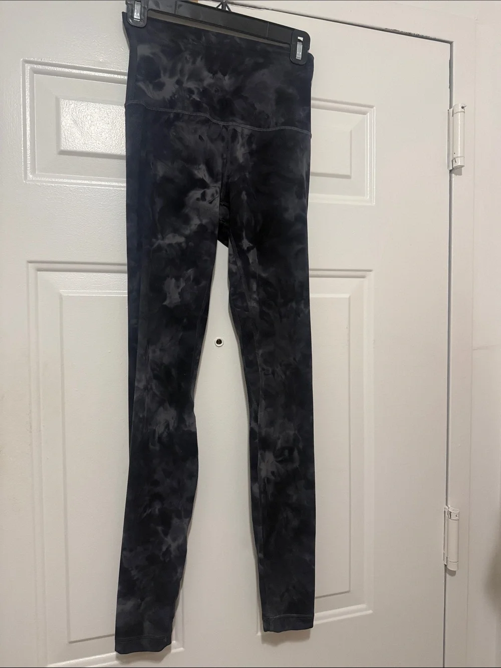 Lululemon Align Tie-Dye High-Waist Leggings in Charcoal Black and Gray